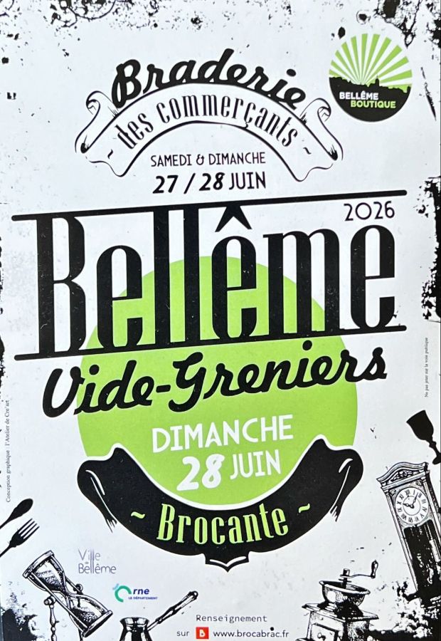 vide grenier bellême juin 2026