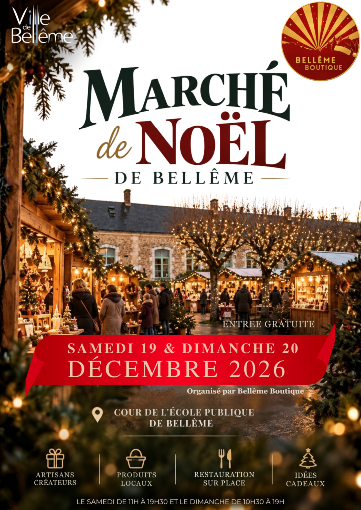Marché de Noël de Bellême 2026 : appel à exposants pour une première édition féérique !